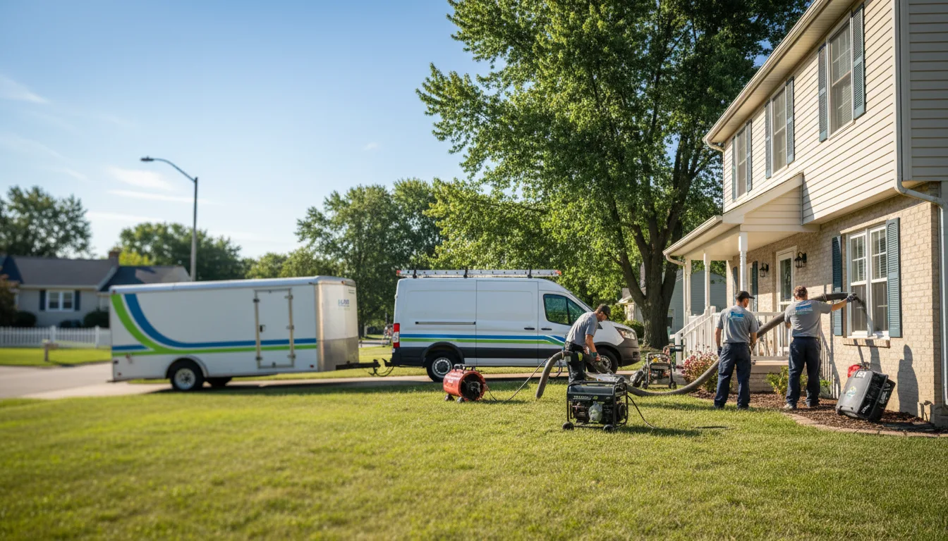 Flooded Basement Restoration And Cleanup With Repair in Hayes Center, NE near me